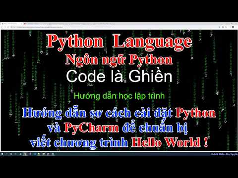 255 - Python - Cài đặt và viết Hello World !
