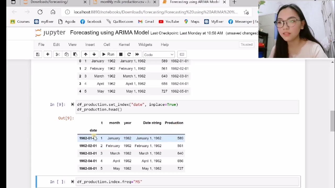 Python forecasting on Jupyter notebook - YouTube