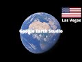 4K Google Earth Studio - Las Vegas, USA 3D Cinematic video