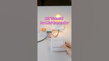 DIY Tutorial for Mini Controller.🤩🤩#smarthome #foryou #zigbee #azoula #diy #switch #installation
