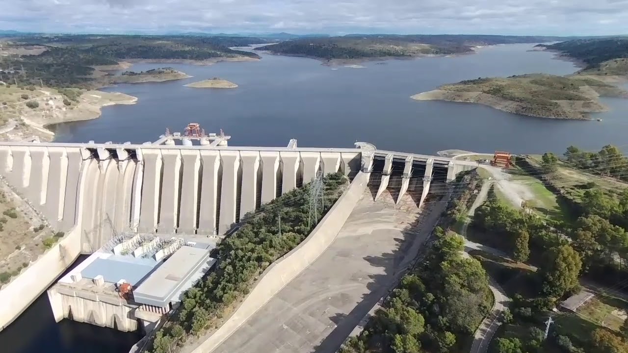 Embalse de Alcántara (Cáceres). DRON PARROT BEBOP 2.