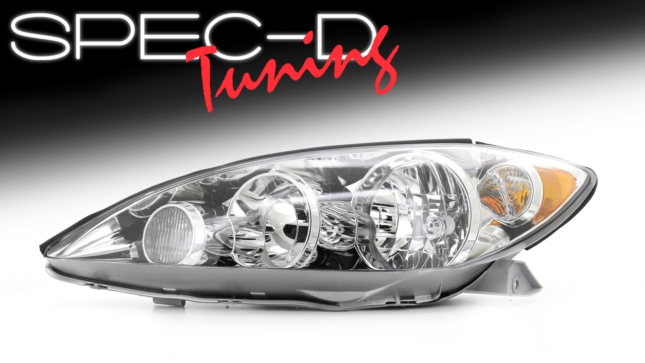 2005-2006 Toyota Camry Factory Style Crystal Headlights w/ Amber