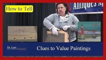 How to Value Paintings by Cracks, Certificates, Brushstrokes, Canvas | Thrifting Secrets by Dr. Lori