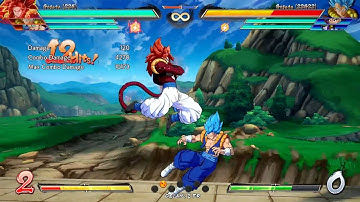 DBFZ Gogeta SSJ4 1 Bar Mid-Screen Start Corner Carry Air Loop T.O.D Combo