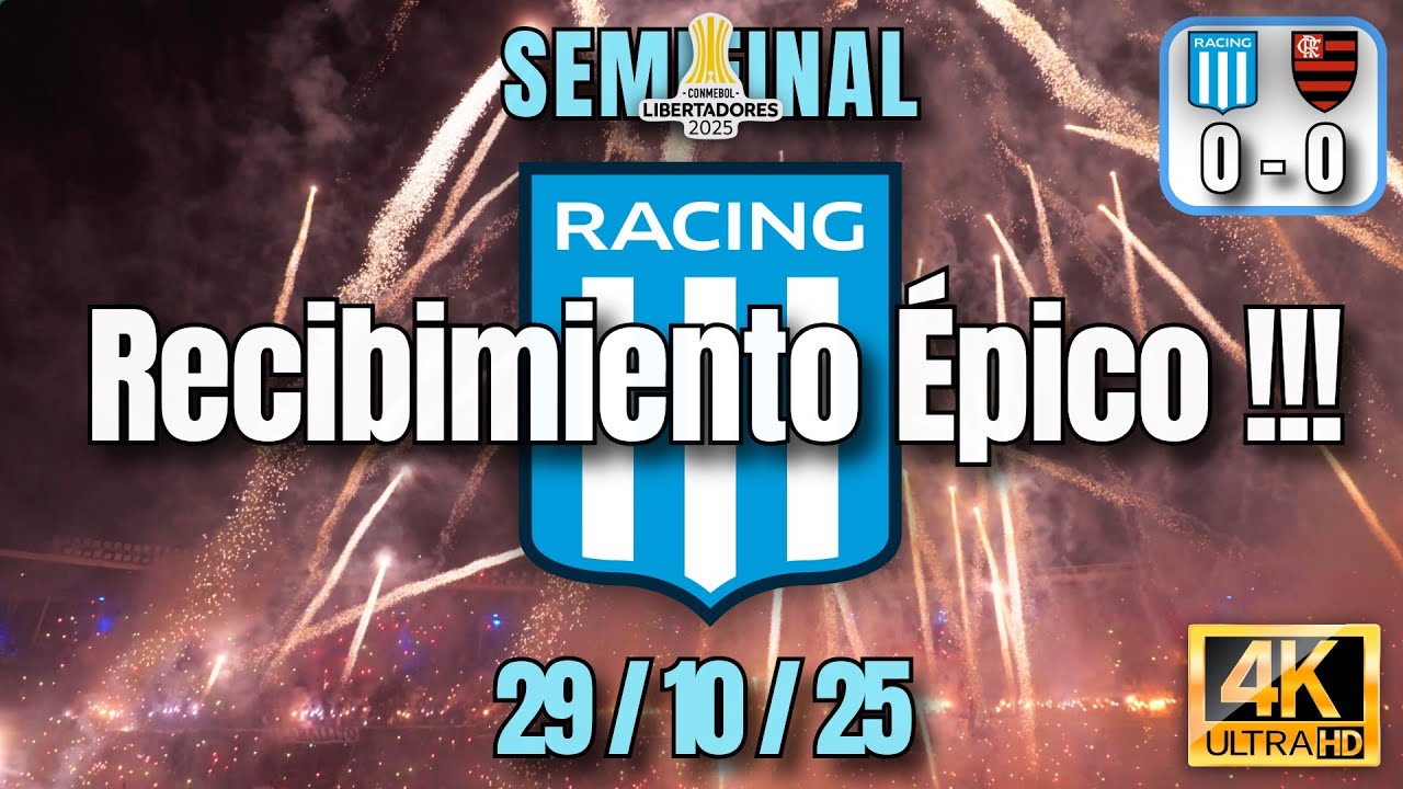 El Cilindro Explota 🔥 Recibimiento Épico de Racing 💙⚽