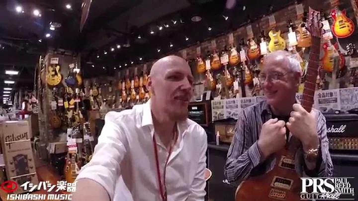 Paul Reed Smith visits Ishibashi Music in Shibuya June 21st 2014