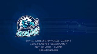 20181118 Bantam White vs Chevy Chase - Home Camera 1