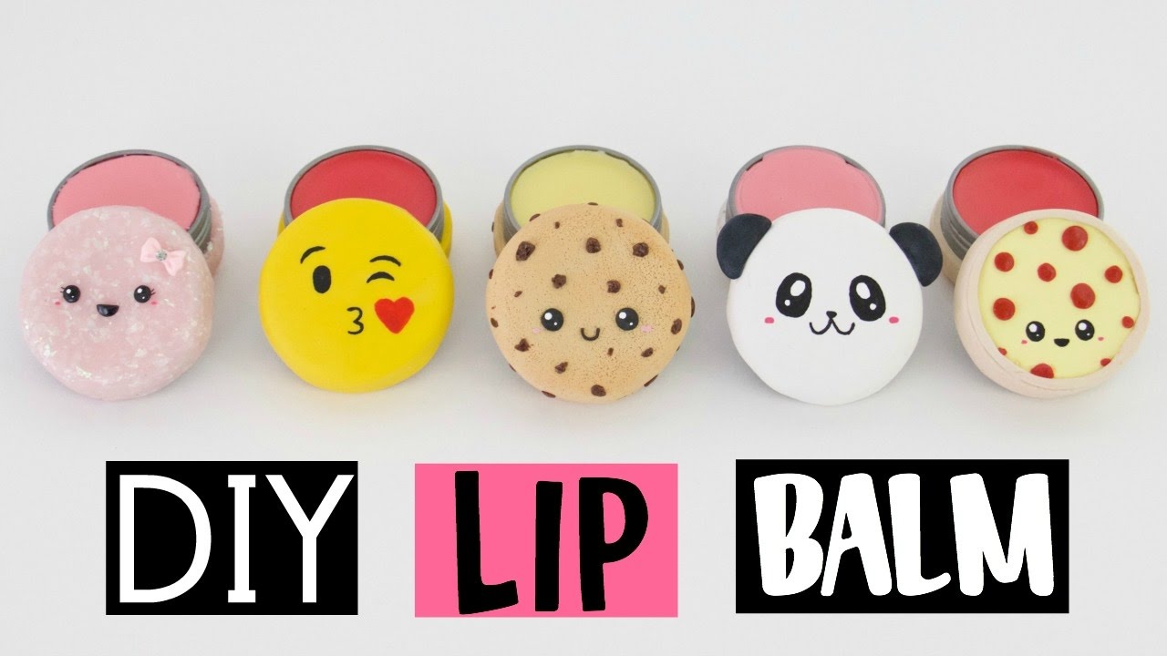 DIY School Supplies - 3 Lip Balm DIYs (Mini Notebook, Mini Pen & Keychain)  Baby Lips DIY Crafts 