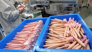 The process of making a hygienic toothbrush. Amazing Korean toothbrush factory