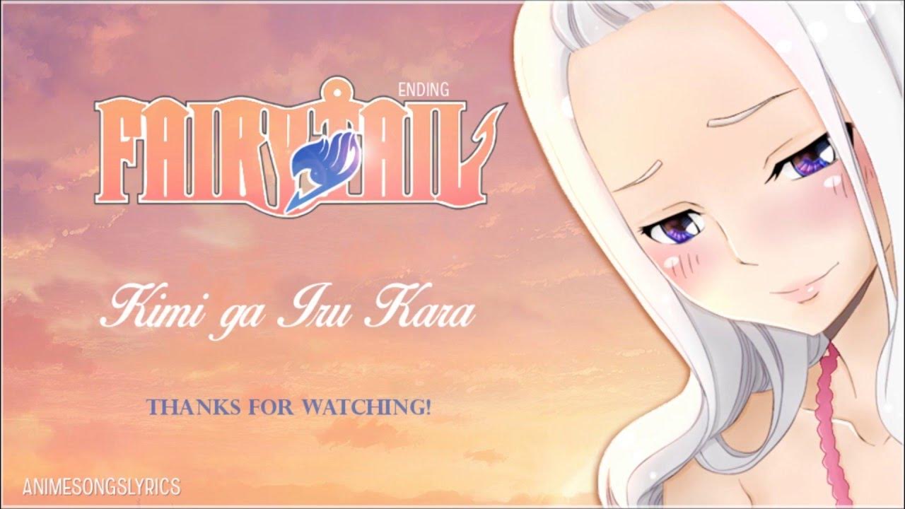 Anime Lyrics - 4 Ending von Fairy Tail (Kimi ga Iru kara) - Wattpad