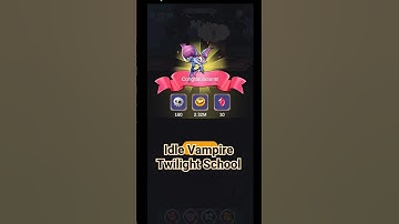An Idle Game With Vampire, Twilight School #idlegame  #vampire  #school