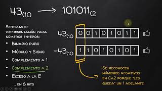 Ejemplo De Representación De Números Enteros