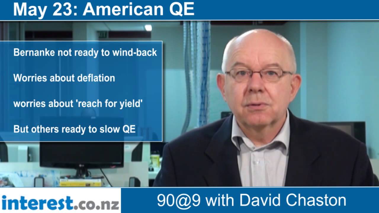 90 seconds at 9 am: American QE (news with David Chaston)