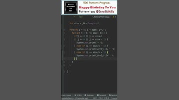 Java Happy Birthday Program | Java Pattern #Shorts #java #coding #programming #trending #viral