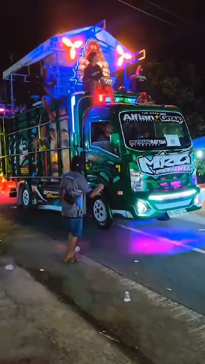 Truk MRG Audio Jumping Berkali Kali