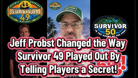 Jeff Probst Changed the Way Survivor 49 Played Out By Telling Players a Secret!