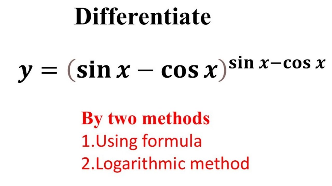 y-sinx-cosx-sinx-cosx-differentiate-y-sinx-cosx-sinx