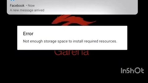 How To Fix Not Enough Storage Space to install required resources😱Problem solve 💯 today