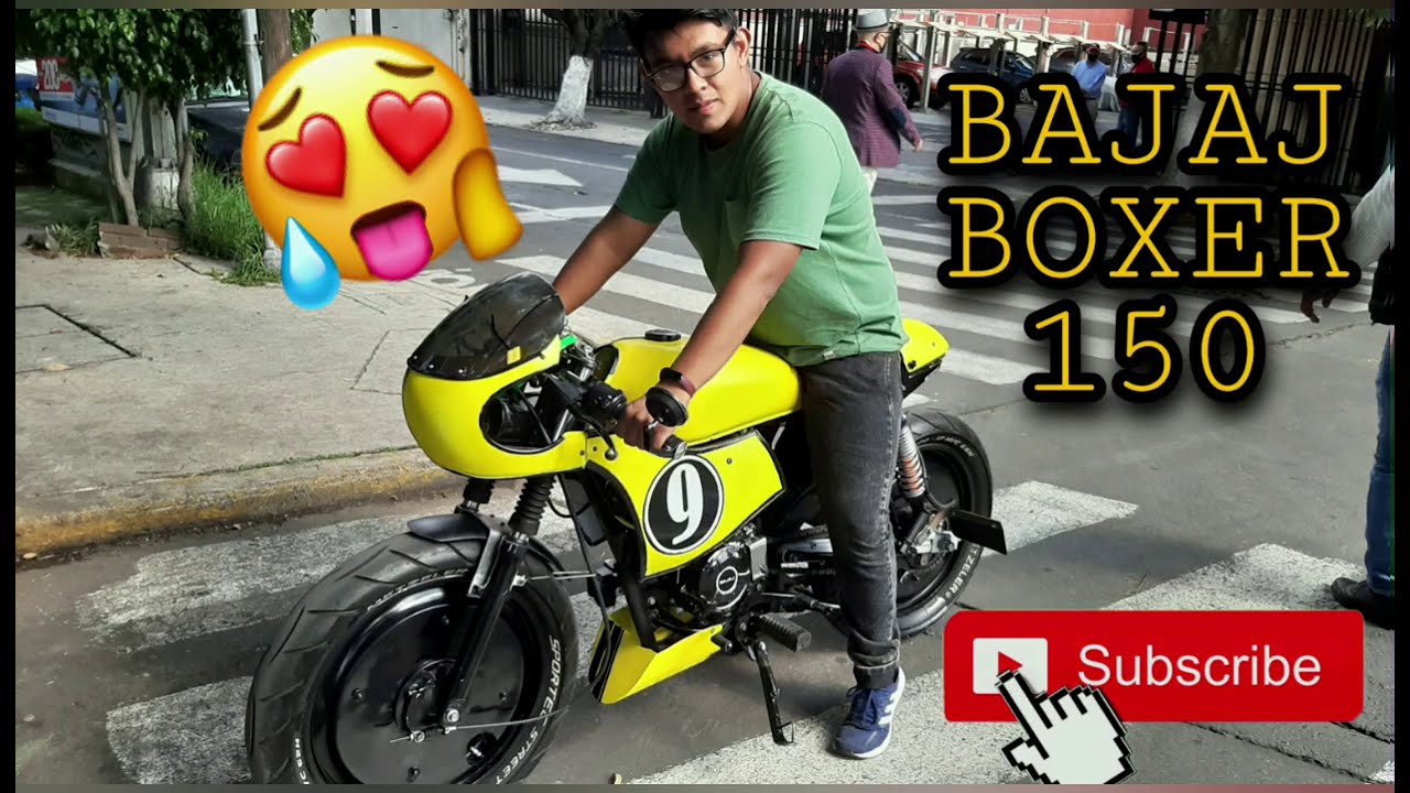 Bajaj Boxer 150 Customización😮|Una Leyenda De Los Grupos| Café Racer -  Youtube