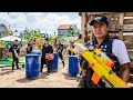 LTT Game Nerf War : Captain Warriors SEAL X Nerf Guns Fight Crime Braum Crazy Assassins