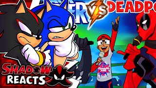 Sonic \& Shadow Reacts To Black Panther Vs Deadpool - Cartoon Beatbox Battles!