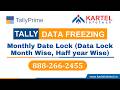 Data Freezing in Tally Prime | Lock Data in Tally | Secure Your Data |Data Lock System | #tdl