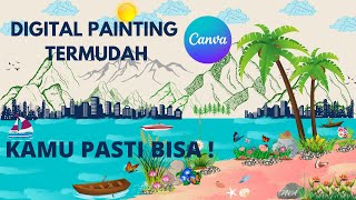 Digital Painting Tutorial Menggunakan Aplikasi Canva screenshot 4