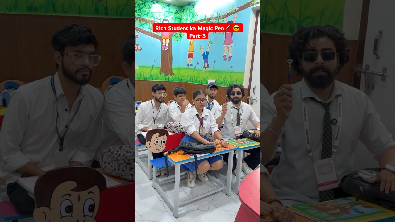 Rich Student ka Magic Pen🖊️ 😎 Part-2 #shorts #ytshorts #teratrigun #richstudent #magicpen