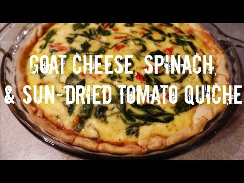 Video: Hur Man Gör Quiche Med Grönsaker Och Getost