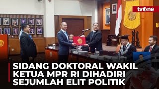 Eddy Soeparno Jalani Sidang Doktoral Di Fisip Ui