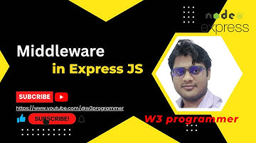 Middlewares in Express JS in Hindi | Node JS- Express JS in Hindi | W3 Programmer