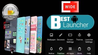 Wide Launcher | How To Use Wide Launcher | Wide Launcher Tutorial/Review | Best Launcher For Android screenshot 1
