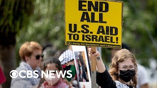 Biden administration faces pressure over continued support for Israel by CBS News 3,229 views 23 hours ago 2 minutes, 55 seconds