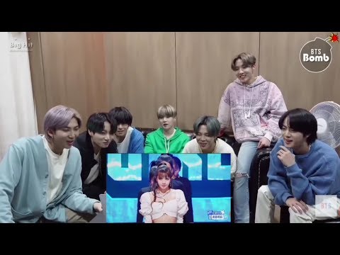 [HD] BTS Reaction to Stage Show Of Dance Mentor LISA BLACKPINK 👑 in iQIYI