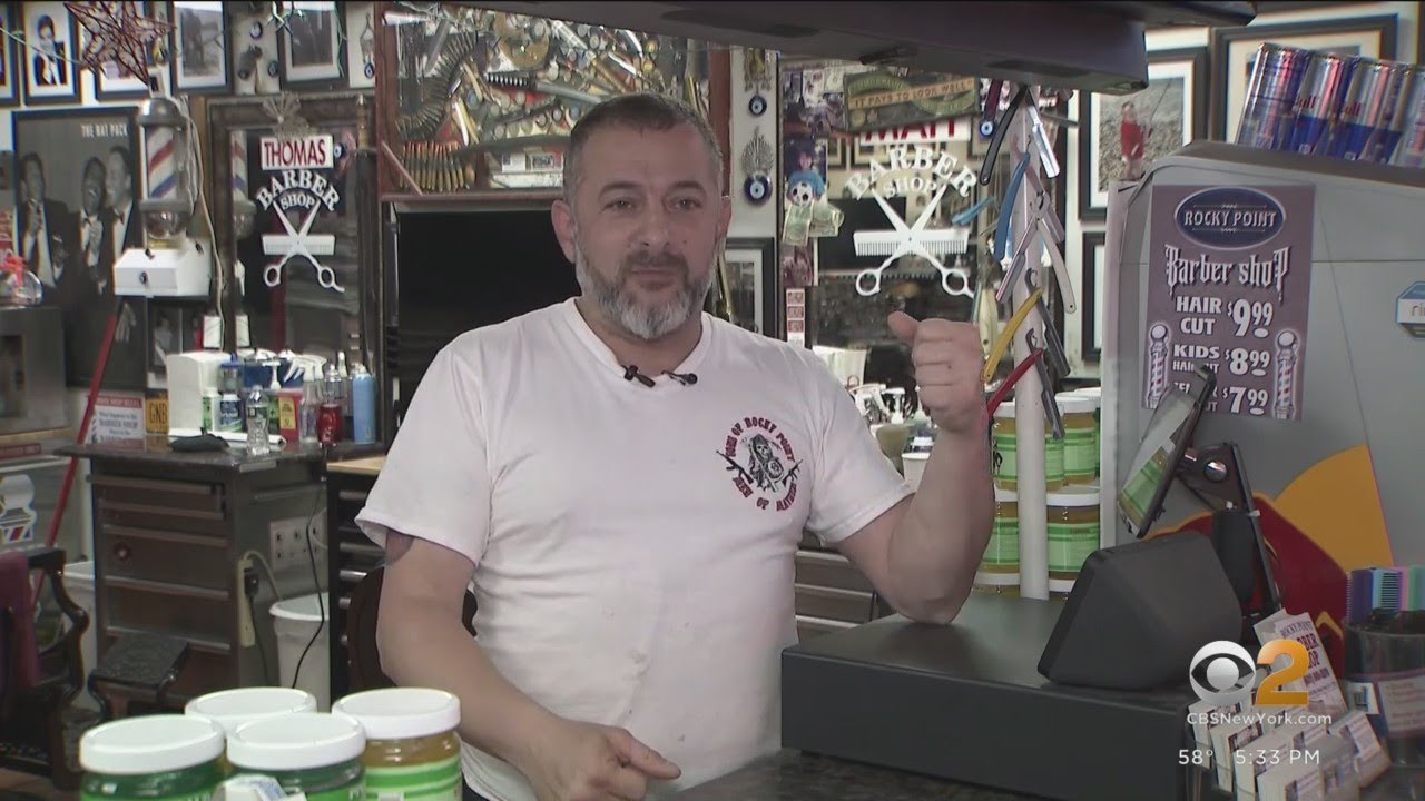 Long Island barber stops man stealing catalytic converters YouTube