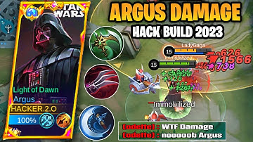 NEW ARGUS BEST BUILD FOR DAMAGE ?!!!🔥(MUST TRY) - MLBB