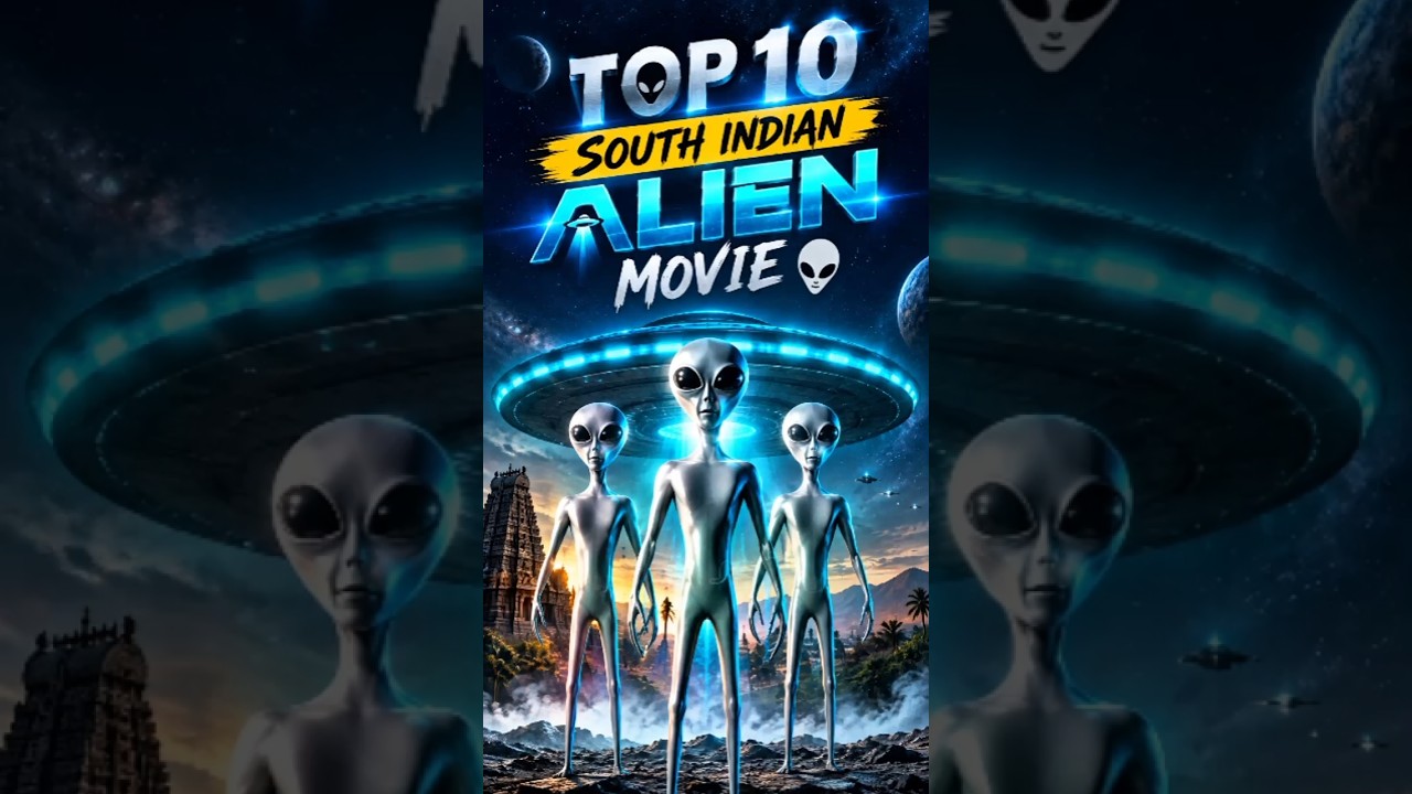 Top 10 South Indian Alien Movies 👽🔥 | Best Alien Sci-Fi Movies #top10 #shorts