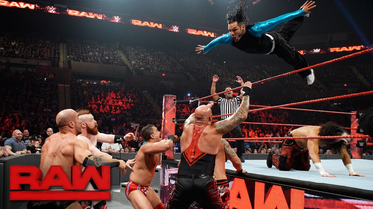 Hardy Boyz, Cesaro & Sheamus vs. Gallows and Anderson & Shining
