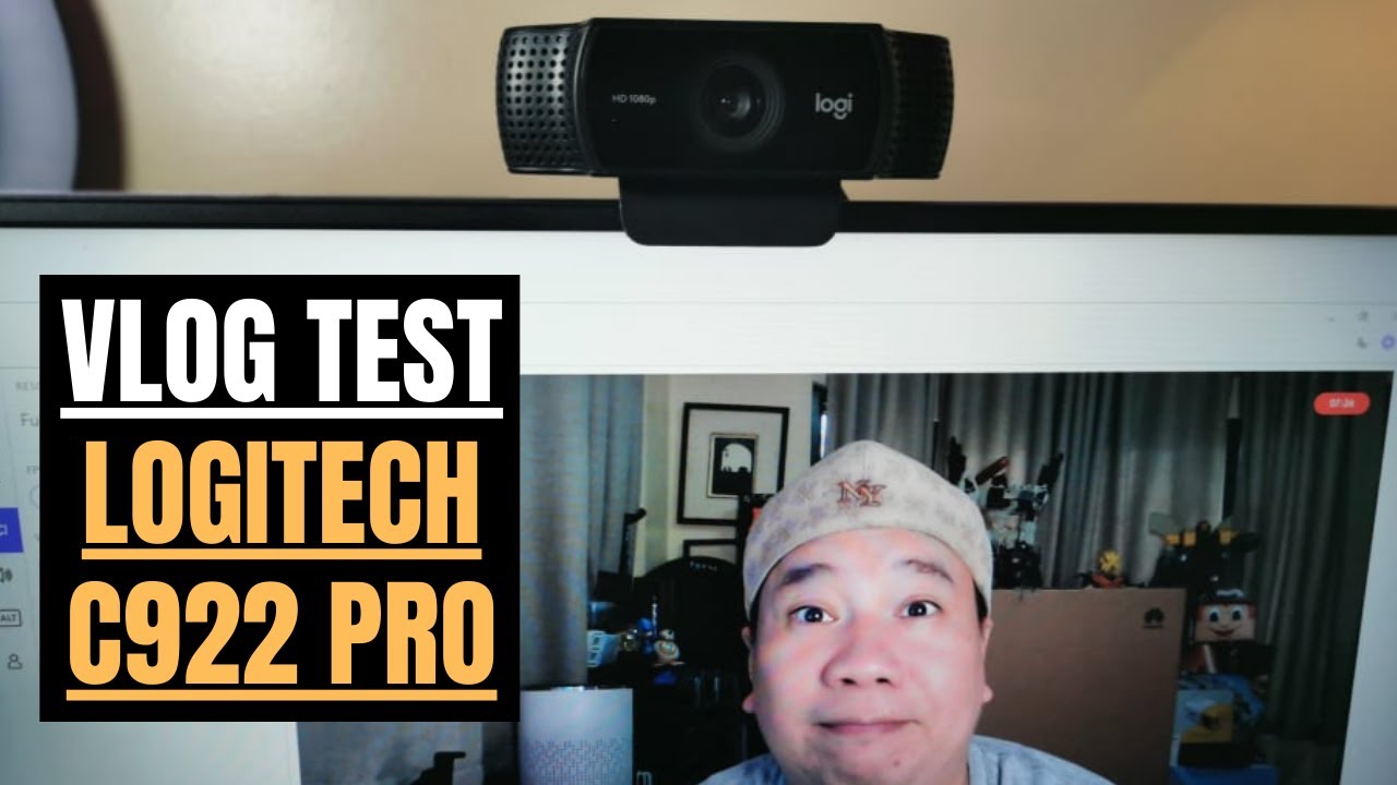 TVsæt Sprængstoffer forbrug LOGITECH C922 PRO HD WEBCAM - VLOG TEST - YouTube