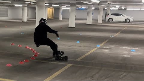 Electric Skateboard Racing Practice - Intro 2 Speed Underground Chicago