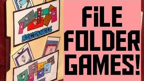 File Folder Games!!