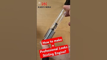 How to make a Professional Looks Stirling Engine? #shorts  #diyprojects #homemade