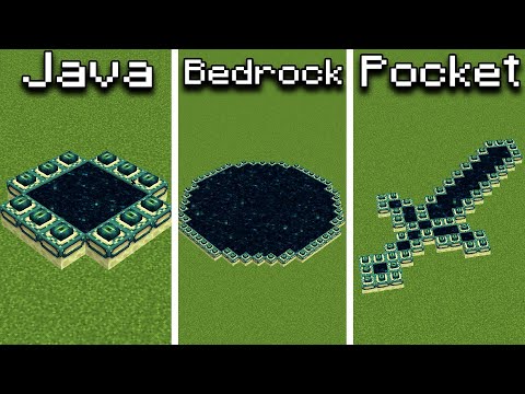 Java vs Bedrock vs Pocket