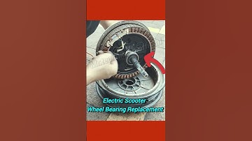 Electric scooter wheel bearing replacement। wheel bearing replacement। #trending #automobile #viral