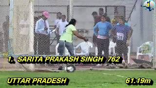 Top 6 Best Women Hammer Thrower - 56th National Inter State Athletics Hyderabad 2016