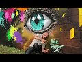 Hiz graff eyes project street art