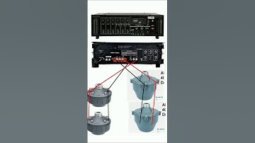 Ahuja amplifier me horn connection lt line#djconnection #djsetup #audioconnection #shortsviral#sound
