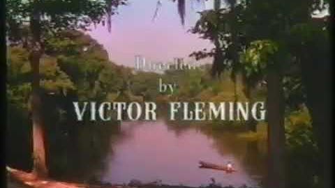 Gone with the Wind (1939) opening credits and ending (VHS)
