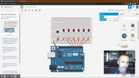 Learn Electronics with Arduino Project 8: Digital Hourglass Walkthrough in TinkerCAD