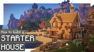 Minecraft: How to build a Starter House! @MasterMajesty